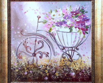 Gėlių dviratukas 1